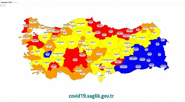 Bakan Koca normalleşme haritasını paylaştı!