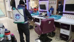 Battalgazi'de köşe bucak dezenfekte ediliyor
