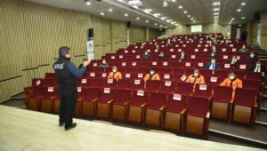 Belediyesi personellerine afet eğitimi verildi