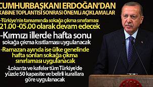 Cumhurbaşkanı Erdoğan'dan önemli açıklamalar!