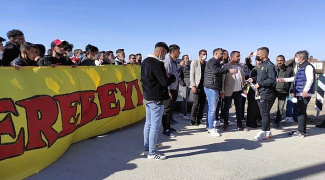Denizlispor maçı öncesi taraftardan YMS'ye moral