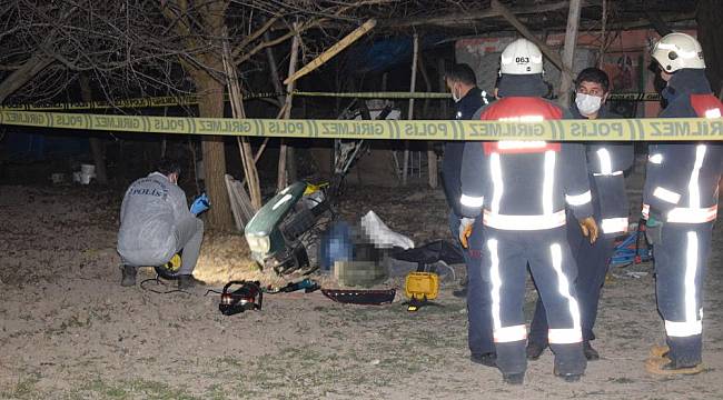 Elbisesini çapa makinesinde kaptıran yaşlı adam hayatını kaybetti