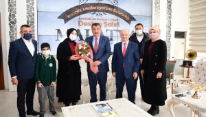 İl Müftüsü Işıldar ve Gençlik Grubundan Gürkan'a Kandil Ziyareti