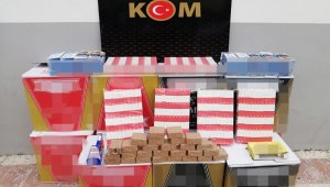 Kaçak sigaraları satamadan yakalandı