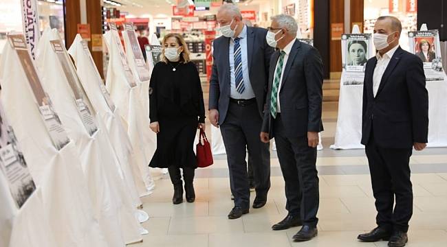 Kadınlar gününe özel resim sergisi