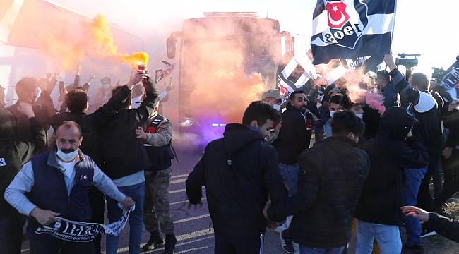 Malatya'da Beşiktaş'a Coşkulu Karşılama