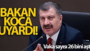 Son 24 saatte 26.182 koronavirüs vakası tespit edildi