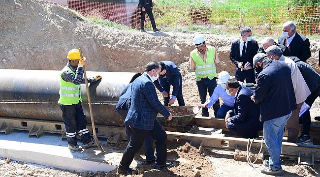 Başkan Gürkan; Batı kollektörü 2022 yılında tamamlanacak