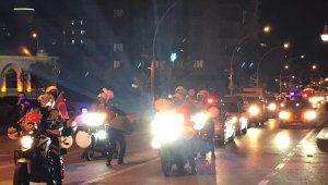 Malatya Emniyetinden 23 Nisan konvoyu