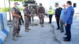 Başkan Gürkan, güvenlik güçleriyle bayramlaştı