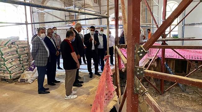 Kahtalı; Yeni Cami'deki Çalışmalar Kurban Bayramı'na Kadar Tamamlanacak