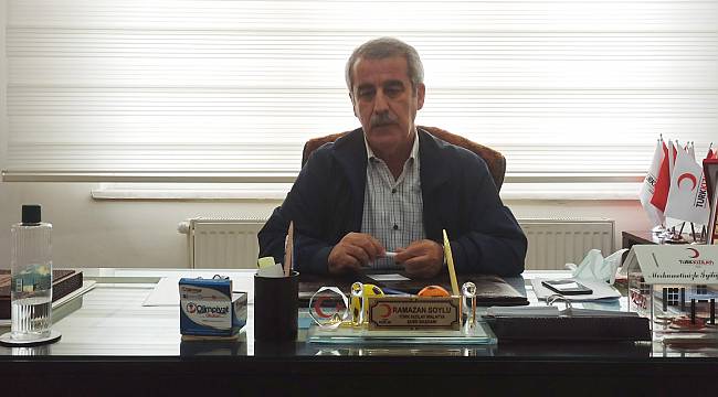 Kızılay Şube Başkanı Soylu: Şuanda ciddi manada kana ihtiyacımız var