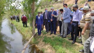 Şahnahanlıların sulama kanalı problemi çözüldü