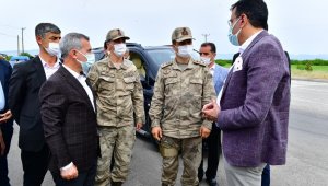 Tüfenkci ve Çınar Jandarma Kontrol Noktasını Ziyaret Etti