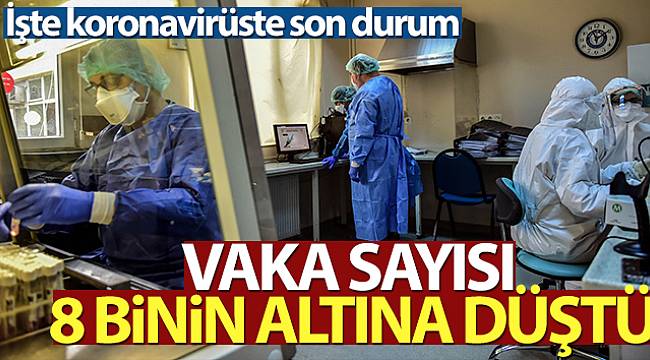 Vaka Sayısı 8 Binin Altına Düştü