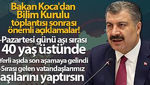 Bakan Koca'dan önemli açıklamalar!
