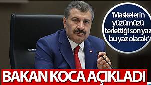 Bakan Koca; Maskelerin yüzümüzü terlettiği son yaz bu yaz olacak