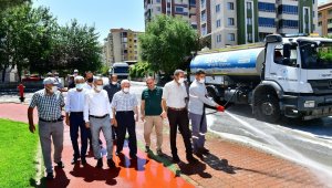 Başkan Çınar, temizlik çalışmalarını inceledi