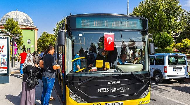 Belediye otobüsleri bayramın 1'inci ve 2'inci günü ücretsiz