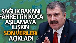 Sağlık Bakanı Fahrettin Koca aşılamaya ilişkin son verileri açıkladı