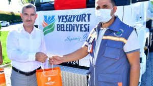Başkan Çınar, ateş kahramanlarını ziyaret etti