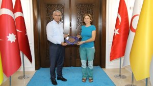 Başkan Güder, Arslantepe kazı heyeti başkanı Restelli'yi konuk etti