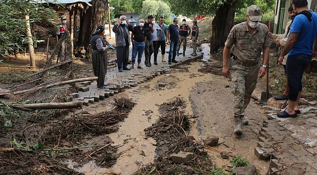 Hekimhan'da sel zarara yol açtı
