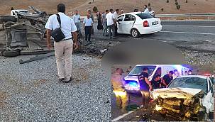 Malatya'da iki otomobil kafa kafaya çarpıştı:3 ölü, 4 yaralı