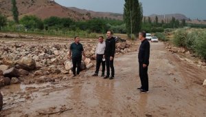 Malatya'da taşan dere sele neden oldu