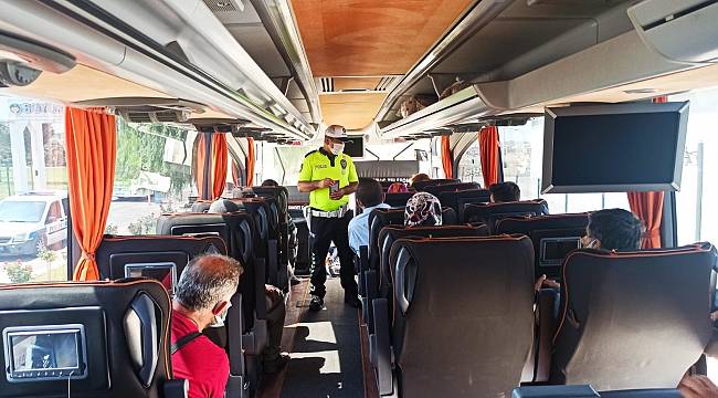 Malatya'da yolculara korona virüs uyarısı