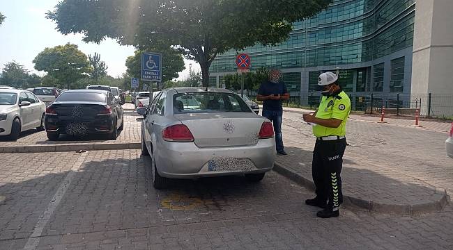 Park denetimlerinde 93 araca idari işlem yapıldı