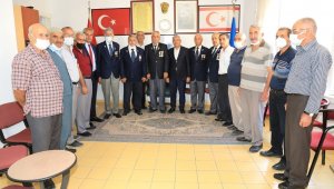 Başkan Güder, gazilerle bir araya geldi