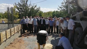 "Hazreti Hamza Cami" nin temeli törenle atıldı