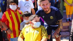 Özel çocuklar, Yeni Malatyasporlu futbolcular ile eğlenceli anlar yaşadılar