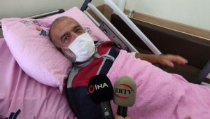 Yüksekten düşerek yaralanan hastanın imdadına hava ambulansı yetişti