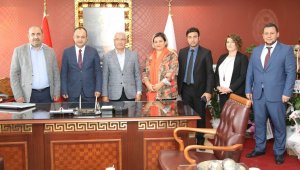 Başkan Güder'den Baro Başkanı Demez'e "hayırlı olsun" ziyareti