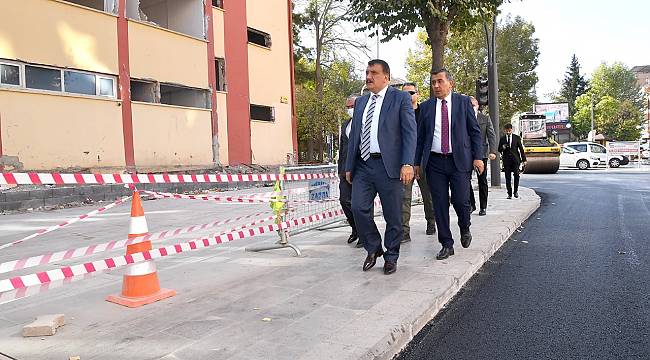 Başkan Gürkan Meydana İndi