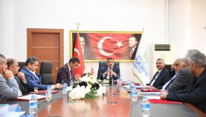 Başkan Gürkan, sanayi esnaf temsilcileriyle bir araya geldi