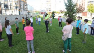 Battalgazi trafik eğitim parkı, minik öğrencileri konuk etti