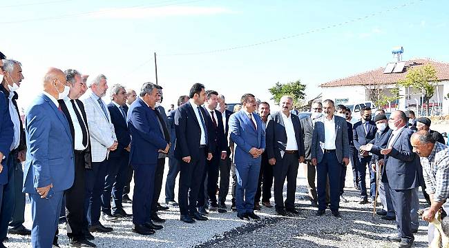 Gürkan; 38 km'lik grup yolunda çalışmalar tamamlandı
