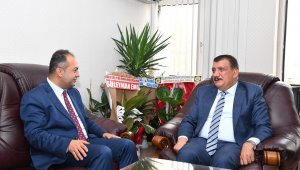 Gürkan'dan Baro Başkanı Demez'e hayırlı olsun ziyareti