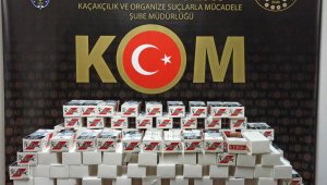 Malatya'da 100 bin adet makaron ele geçirildi