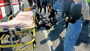 Yaralı gencin imdadına hava ambulansı yetişti