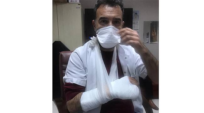 Alkollü hasta sağlık çalışanlarını darp etti