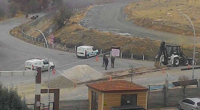 Hasar verilen doğal gaz hattı paniğe neden oldu