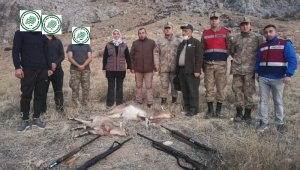 Koruma altındaki yaban keçilerini avlayan 4 kişiye 127 bin 526 lira ceza