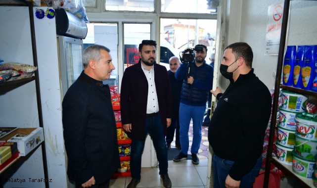 Başkan Çınar, Esnafları Ziyaret Edip Taleplerini Dinledi