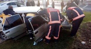 Trafik kazasında 1 Kişi Yaralandı