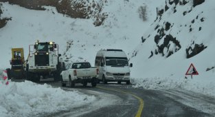 Malatya'da kar mesaisi