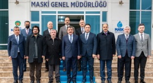 Başkan Gürkan, Kuluncak İlçesi Heyeti ile Biraraya Geldi